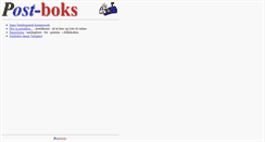 Desktop Screenshot of post-boks.dk